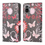 Mönstertryck Läderskyddande Plånboksfodral mobilskal för Xiaomi Poco M5s 4G / Redmi Note 10 4G / Note 10S 4G