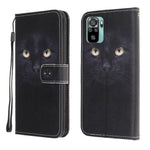 3D Pattern Printing Cross Texture Leather Wallet Stand Case Shell for Xiaomi Poco M5s 4G / Redmi Note 10 4G / Note 10S 4G