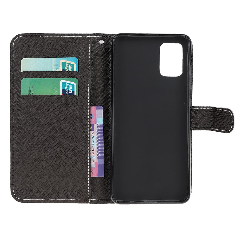 3D Pattern Printing Cross Texture Leather Wallet Stand Case Shell for Xiaomi Poco M5s 4G / Redmi Note 10 4G / Note 10S 4G