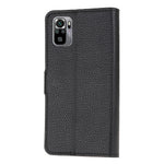 Litchi Texture Wallet Stand Leather Shell Cover for Xiaomi Poco M5s 4G / Redmi Note 10 4G / Note 10S 4G