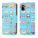 Pattern Printing Cross Texture Leather Wallet Stand Case Shell for Xiaomi Poco M5s 4G / Redmi Note 10 4G / Note 10S 4G