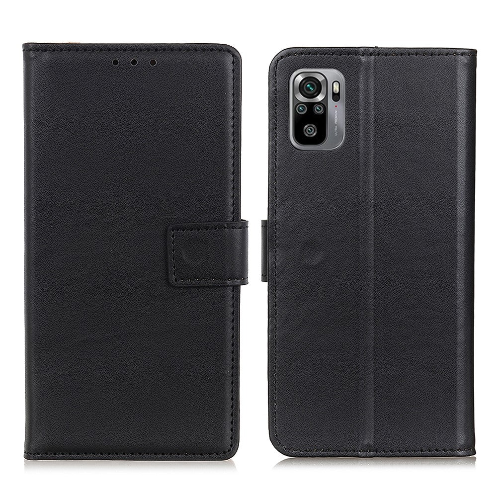 For Xiaomi Poco M5s 4G / Redmi Note 10 4G / Note 10S 4G Shockproof Phone Case Scratch Resistant Shell Flip Protective Cover with Stand Wallet