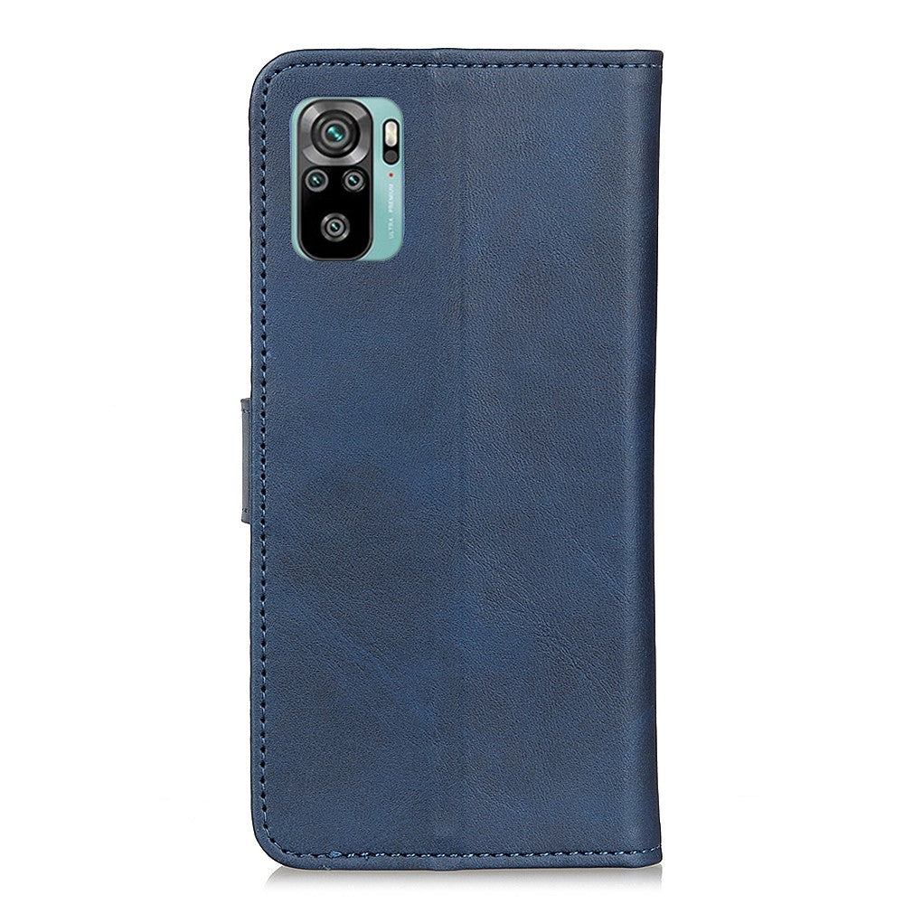 PU Leather Wallet Stand Phone Shell Protection Cover Case for Xiaomi Poco M5s 4G / Redmi Note 10 4G / Note 10S 4G