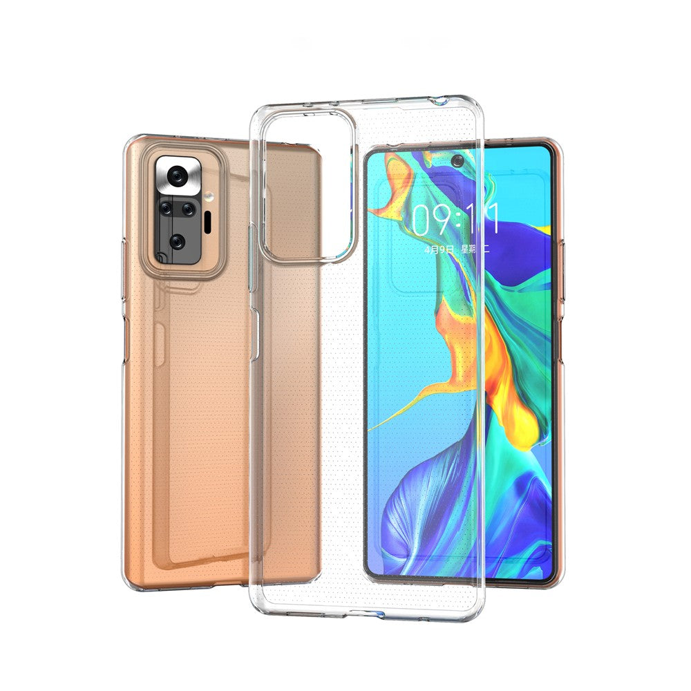 Crystal Clear Ultra Thin TPU Phone Protective Case for Xiaomi Redmi Note 10 Pro