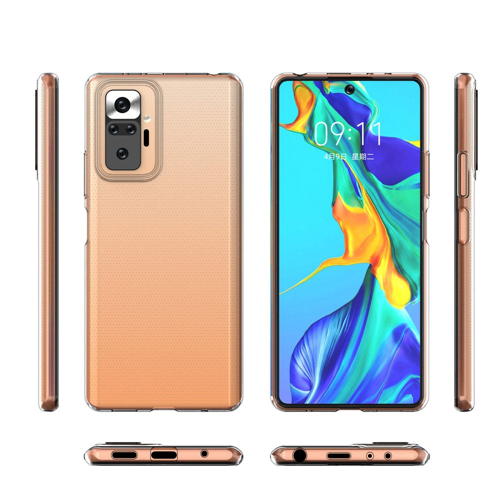 Crystal Clear Ultra Thin TPU Phone Protective Case for Xiaomi Redmi Note 10 Pro
