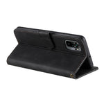 Rivet Decor Skin-Feeling Splicing Leather Wallet Phone Protective Cover for Xiaomi Poco M5s 4G / Redmi Note 10 4G / Note 10S 4G