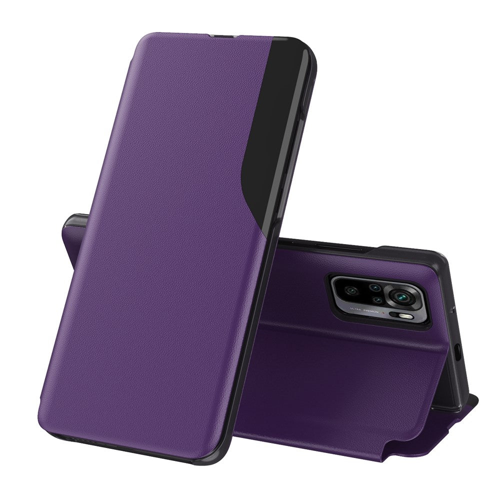 Phone Case Folio Flip PU Leather Stand Cover for Xiaomi Poco M5s 4G / Redmi Note 10 4G / Note 10S 4G