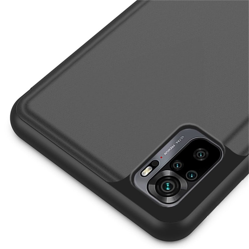 For Xiaomi Poco M5s 4G / Redmi Note 10 4G / Note 10S 4G Flip Leather Cover with Stand Full Body Protective Phone Case