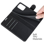 Auto Magnet Suction Design Litchi Texture Split Leather Wallet Stand Cover Case for Xiaomi Poco M5s 4G / Redmi Note 10 4G / Note 10S 4G