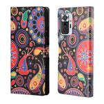 Wallet Design Pattern Printing Leather Protective Case with Stand for Xiaomi Redmi Note 10 Pro 4G (India)/(Global)/Note 10 Pro Max