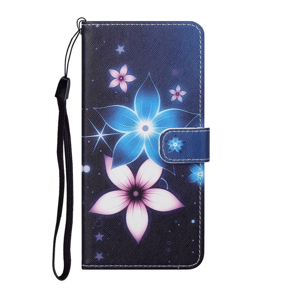 Pattern Printing Wallet Cross Texture Leather Case for Xiaomi Redmi Note 10 Pro 4G (India)/(Global)/Note 10 Pro Max