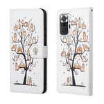 Pattern Printing Wallet Cross Texture Leather Case for Xiaomi Redmi Note 10 Pro 4G (India)/(Global)/Note 10 Pro Max