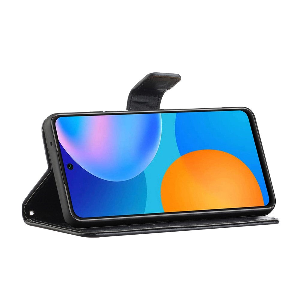 Läderplånbok med fjärilstryck och blommor på insidan och utsidan för Xiaomi Redmi Note 10 Pro 4G (Indien)/(Globalt)/Note 10 Pro Max