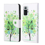 Pattern Printing Cross Texture Leather Wallet Stand Case Shell for Xiaomi Redmi Note 10 Pro / Redmi Note 10 Pro Max