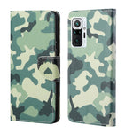 Pattern Printing Cross Texture Leather Wallet Stand Case Shell for Xiaomi Redmi Note 10 Pro / Redmi Note 10 Pro Max