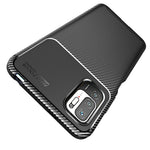 Carbon Fiber Texture Ultra Slim TPU Cover Shock-proof Phone Case for Xiaomi Redmi Note 10 5G/Poco M3 Pro 5G/4G