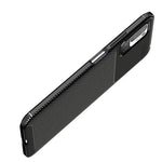 Carbon Fiber Texture Ultra Slim TPU Cover Shock-proof Phone Case for Xiaomi Redmi Note 10 5G/Poco M3 Pro 5G/4G