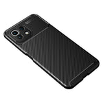 Shock-proof Carbon Fiber Texture Ultra Slim TPU Phone Case for Xiaomi Mi 11 Lite 4G / 5G / 11 Lite 5G NE