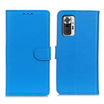 Xiaomi Redmi Note 10 Pro 4G (Global) / Redmi Note 10 Pro Max Klassisk stil Litchitextur PU-läder plånboksfodral Magnetisk stängning Stativ Flip Bokomslag