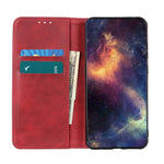 Split Leather Wallet Phone Stand Cover for Xiaomi Redmi Note 10 Pro 4G (India)/(Global)/Note 10 Pro Max Auto-absorbed Design Phone Shell