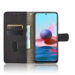 Skin-touch Folio Flip Leather Protective Shell Wallet Stand Phone Cover for Xiaomi Redmi Note 10 4G / Redmi Note 10S / Poco M5s 4G