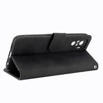 Skin-touch Folio Flip Leather Protective Shell Wallet Stand Phone Cover for Xiaomi Redmi Note 10 4G / Redmi Note 10S / Poco M5s 4G