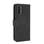 Skin-touch Folio Flip Leather Protective Shell Wallet Stand Phone Cover for Xiaomi Redmi Note 10 4G / Redmi Note 10S / Poco M5s 4G