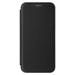 Auto-absorbed Stand Carbon Fiber Texture Leather Shell Cover for Xiaomi Redmi Note 10 4G / Redmi Note 10S / Poco M5s 4G