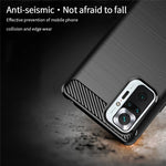 MOFI Carbon Fiber Brushed TPU Cover for Xiaomi Redmi Note 10 Pro Max / Redmi Note 10 Pro