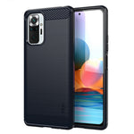 MOFI Carbon Fiber Brushed TPU Cover for Xiaomi Redmi Note 10 Pro Max / Redmi Note 10 Pro