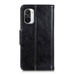 Wallet Design Full-Protection Nappa Texture Split Leather Stand Phone Cover Shell for Xiaomi Redmi K40/K40 Pro/K40 Pro+/Mi 11i/Poco F3