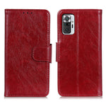 Nappa Texture Leather Wallet Shell Case for Xiaomi Redmi Note 10 Pro Max / Redmi Note 10 Pro