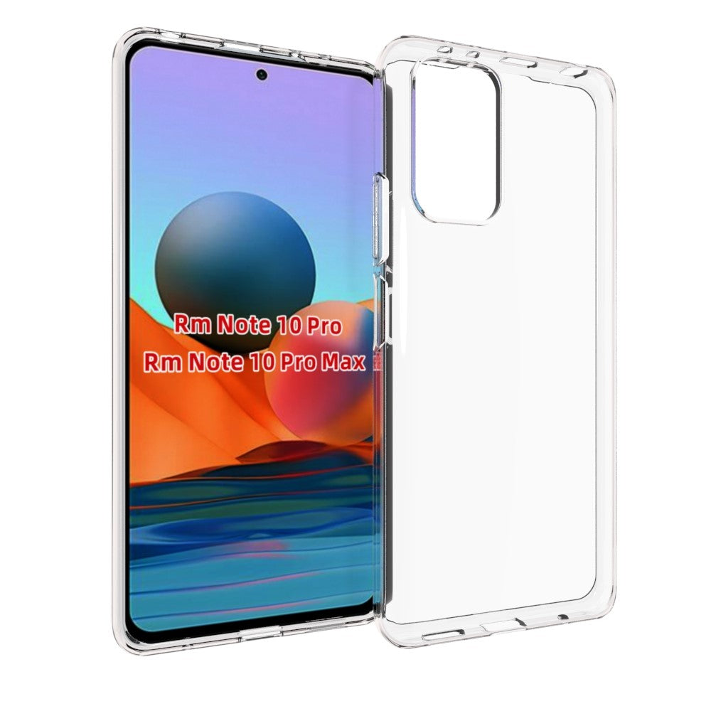 10Pcs/Pack Watermark Resistant Flexible TPU Phone Case for Xiaomi Redmi Note 10 Pro Max / Redmi Note 10 Pro