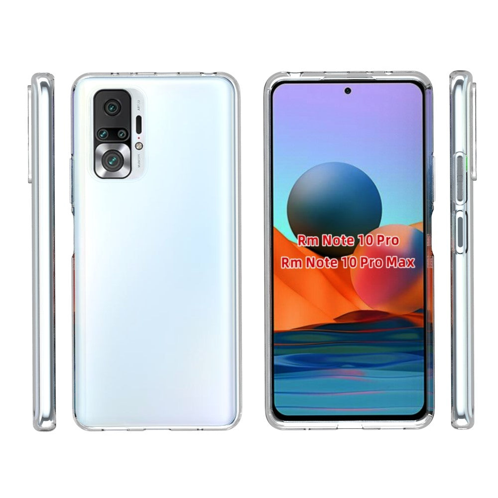 10Pcs/Pack Watermark Resistant Flexible TPU Phone Case for Xiaomi Redmi Note 10 Pro Max / Redmi Note 10 Pro