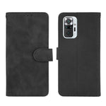 Silky Touch Leather Wallet Case for Xiaomi Redmi Note 10 Pro Max/Redmi Note 10 Pro