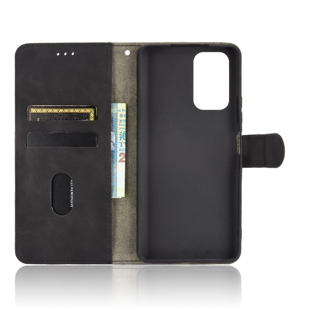 Silky Touch Leather Wallet Case for Xiaomi Redmi Note 10 Pro Max/Redmi Note 10 Pro