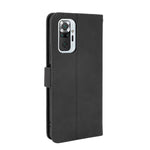 Silky Touch Leather Wallet Case for Xiaomi Redmi Note 10 Pro Max/Redmi Note 10 Pro