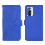 Silky Touch Leather Wallet Case for Xiaomi Redmi Note 10 Pro Max/Redmi Note 10 Pro