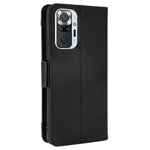 Multiple Card Slots Design Leather Wallet Case Stand for Xiaomi Redmi Note 10 Pro / Note 10 Pro Max Anti-Drop Phone Accessory
