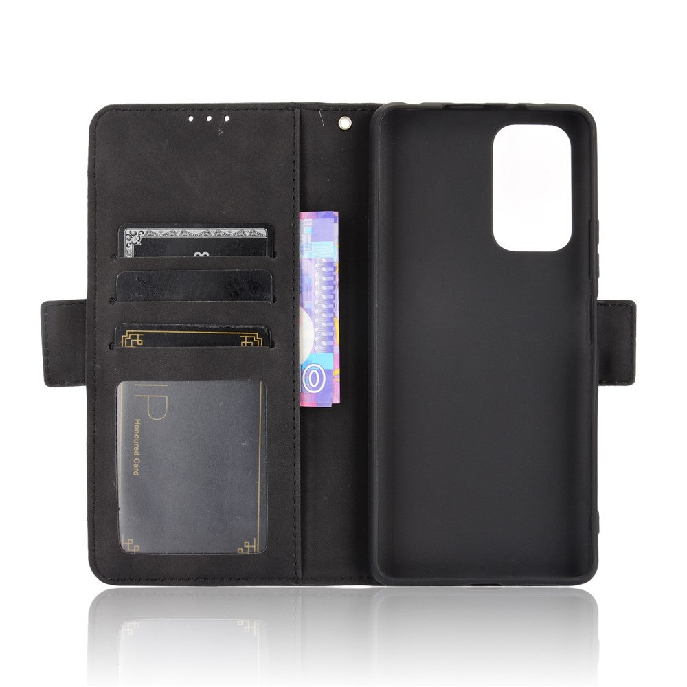 Multiple Card Slots Design Leather Wallet Case Stand for Xiaomi Redmi Note 10 Pro / Note 10 Pro Max Anti-Drop Phone Accessory