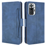 Multiple Card Slots Design Leather Wallet Case Stand for Xiaomi Redmi Note 10 Pro / Note 10 Pro Max Anti-Drop Phone Accessory
