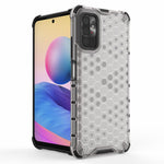 Honeycomb Pattern TPU + PC Phone Case for Xiaomi Redmi Note 10 5G/Poco M3 Pro 5G/4G
