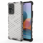 Honeycomb Pattern TPU + PC Hybrid Case for Xiaomi Redmi Note 10 Pro/Note 10 Pro Max