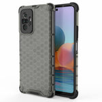 Honeycomb Pattern TPU + PC Hybrid Case for Xiaomi Redmi Note 10 Pro/Note 10 Pro Max