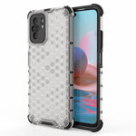 Honeycomb Pattern TPU + PC Hybrid Cover for Xiaomi Poco M5s 4G / Redmi Note 10 4G / Redmi Note 10S 4G
