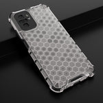 Honeycomb Pattern TPU + PC Hybrid Cover for Xiaomi Poco M5s 4G / Redmi Note 10 4G / Redmi Note 10S 4G