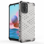Honeycomb Pattern TPU + PC Hybrid Cover for Xiaomi Poco M5s 4G / Redmi Note 10 4G / Redmi Note 10S 4G