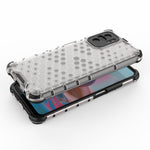Honeycomb Pattern TPU + PC Hybrid Cover for Xiaomi Poco M5s 4G / Redmi Note 10 4G / Redmi Note 10S 4G