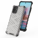 Honeycomb Pattern TPU + PC Hybrid Cover for Xiaomi Poco M5s 4G / Redmi Note 10 4G / Redmi Note 10S 4G