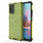 Honeycomb Pattern TPU + PC Hybrid Cover for Xiaomi Poco M5s 4G / Redmi Note 10 4G / Redmi Note 10S 4G